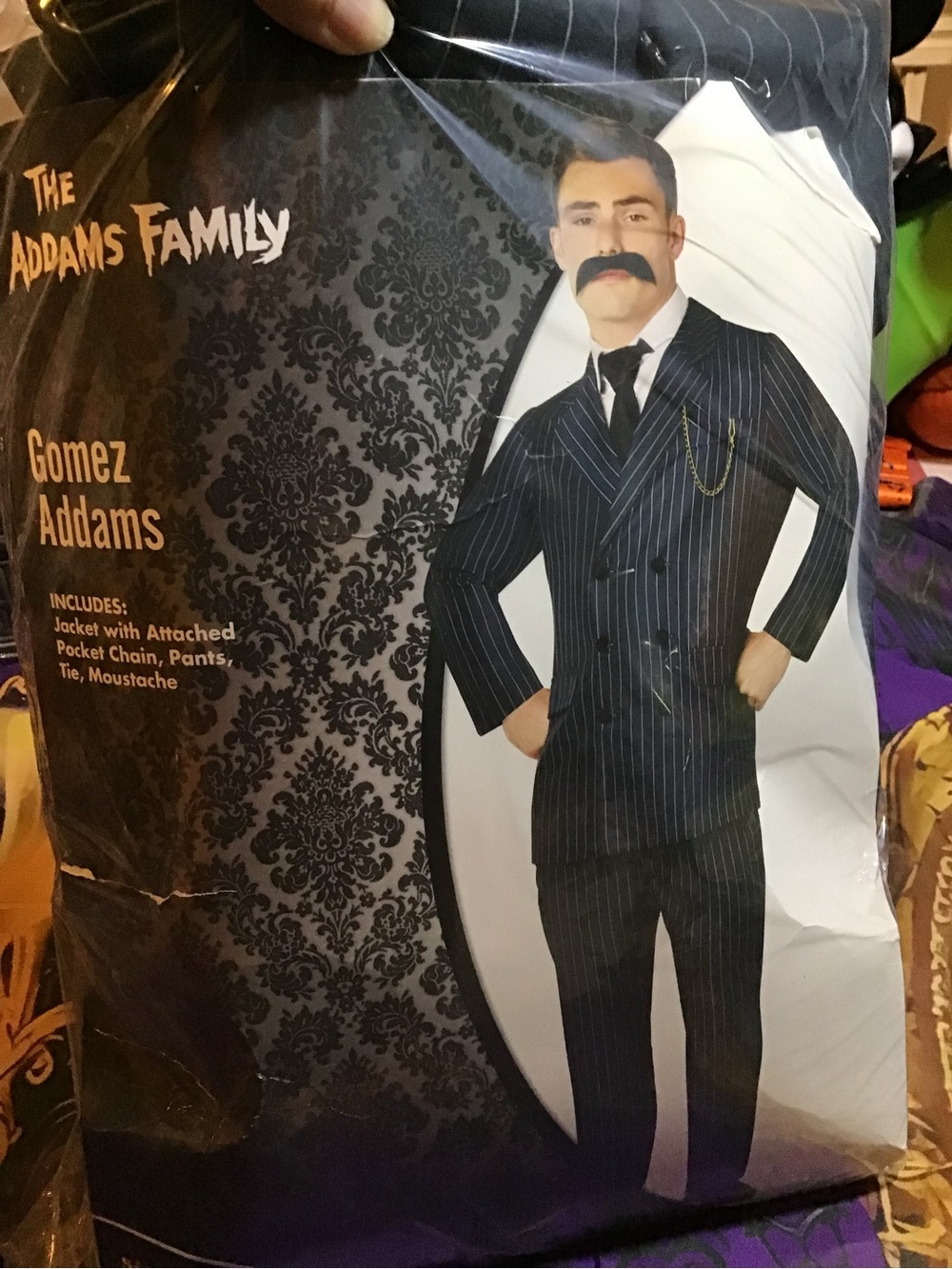The Addams family Gomez Addams adult costume size XL